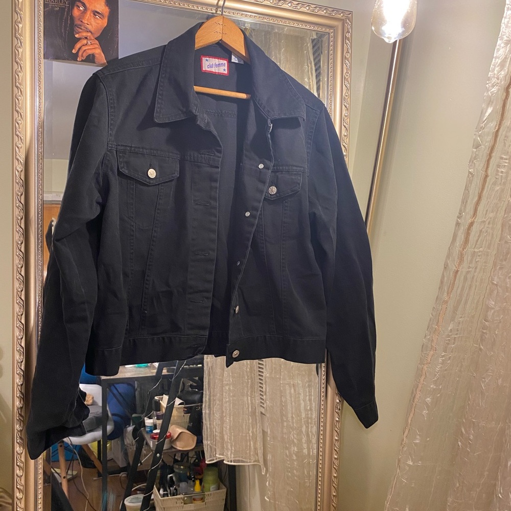 Black Jean Jacket